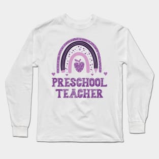 Pre- School Teacher Shirt, Pre Kindergarten Teacher, Kindergartner Teacher, Teacher Shirt, Back To School, Kindergarten Crew, Teacher Long Sleeve T-Shirt